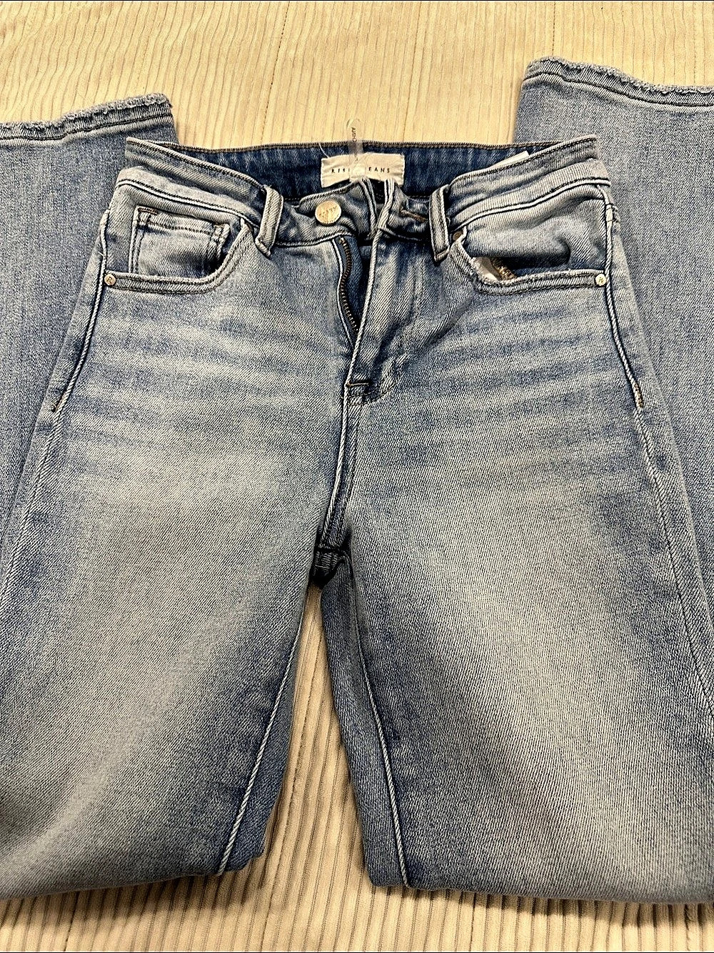 Risen Skinny Jeans Waist 24 Blue Like New